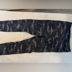 Athleta Black and Gray Camo Leggings